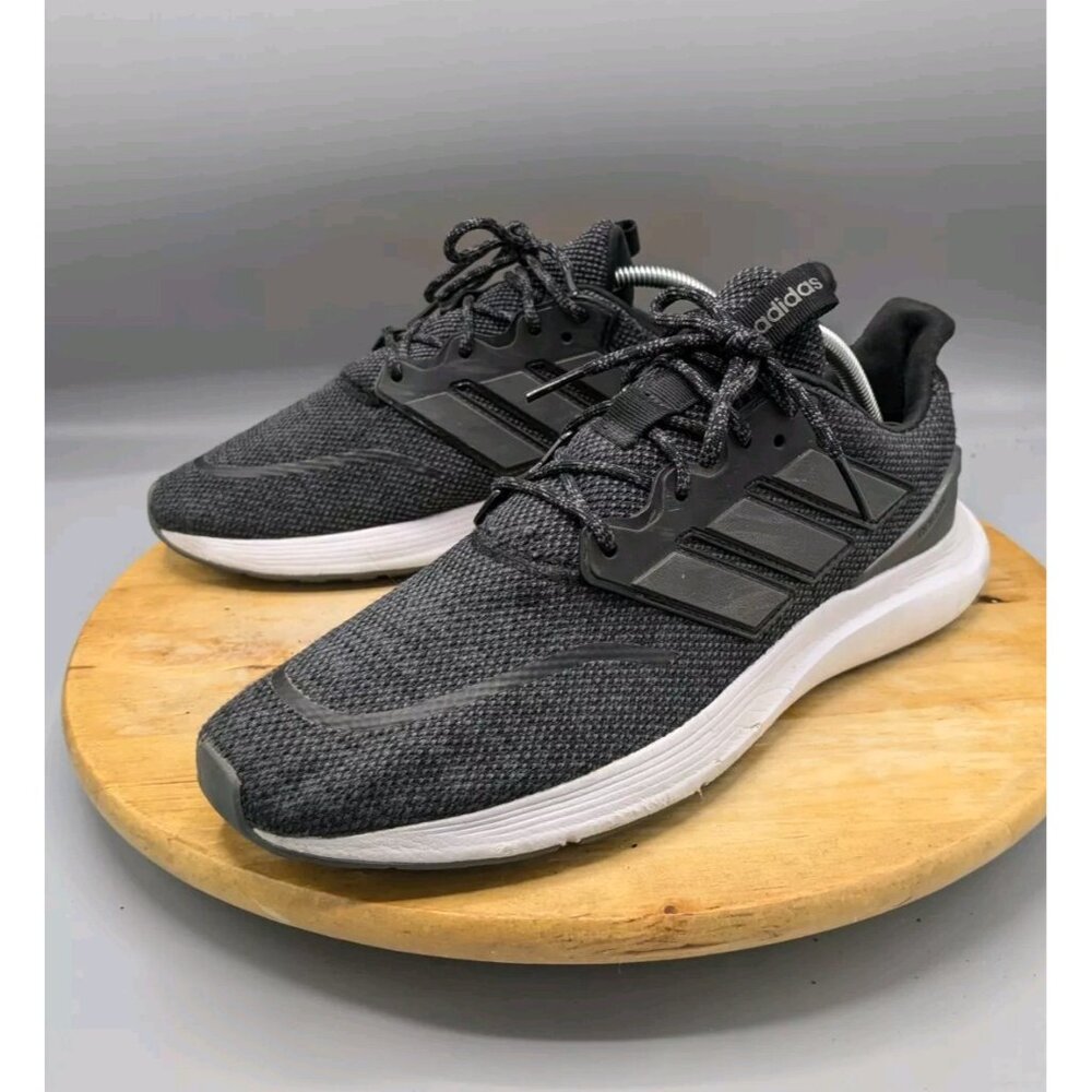 ADIDAS Sneakers Men Energyfalcon EE9852 Shoes 9.5 Gray Black Cloud foam Running